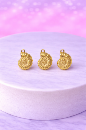 Charms Coquillage Doré – Esprit Marin Chic