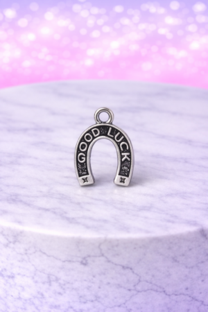 Charms Fer à Cheval Good Luck Argenté & Doré – Porte-Bonheur