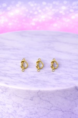 Connecteur Nœud Doré – Lien Élégant & Créatif