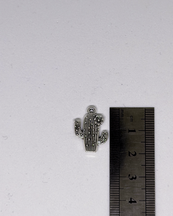 Charms Cactus Tribal Argenté – Inspiration Bohème
