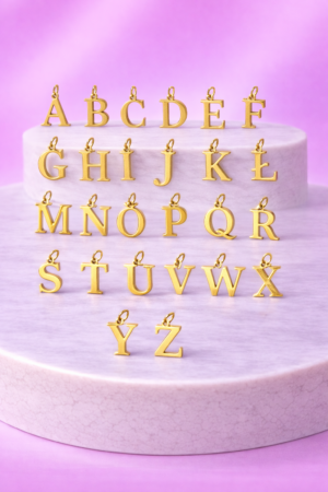 Charms Lettre Alphabet Dorée – Personnalisation Bijoux