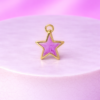 Charms Étoile Violette – Doré & Émail Violet
