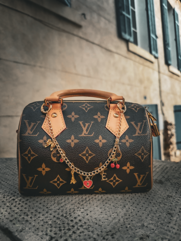 Bijou de sac personnalisable doré – Chaîne à charms | CharmAddict