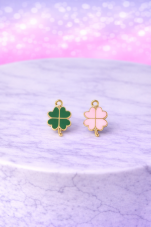 Charms Trèfle Doré – Chance, Protection & Douce Élégance