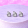 Charms Coquillage Spiralé Argenté – Inspiration Marine