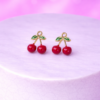 Charms Cerises Rouges Dorées – Touche Fruitée