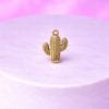 Charms Cactus Tribal Dorée – Inspiration Bohème